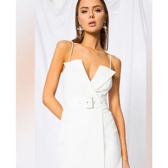 Revolve Superdown Kasey blazer white XS mini dress - Picture 1 of 5
